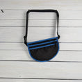 Load image into Gallery viewer, Black Parapack Gray Cordura Blue Binding Waist/Cross Body Bag