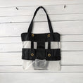 Load image into Gallery viewer, Black and White Parachute Reserve Bag Briefcase Tote