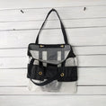 Load image into Gallery viewer, Black and White Parachute Reserve Bag Briefcase Tote