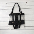 Load image into Gallery viewer, Black and White Parachute Reserve Bag Briefcase Tote