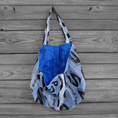 Load image into Gallery viewer, Reusable Market Tote Sabre Parachute Logos lined with Ripstop Nylon
