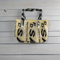 Load image into Gallery viewer, Reusable Market Tote Sabre Parachute Logos lined with Ripstop Nylon
