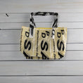 Load image into Gallery viewer, Reusable Market Tote Sabre Parachute Logos lined with Ripstop Nylon