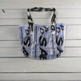 Load image into Gallery viewer, Reusable Market Tote Sabre Parachute Logos lined with Water Resistant Zero Porosity Ripstop