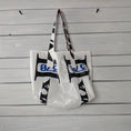 Load image into Gallery viewer, Reusable Parachute Market Tote Sigma Tandem 370 Logo Bag with Optimum Logo Handles