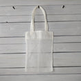 Load image into Gallery viewer, Tall White Mesh Tote Bag
