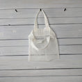 Load image into Gallery viewer, White Mesh Tote Bag