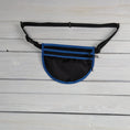 Load image into Gallery viewer, Black Parapack Gray Cordura Blue Binding Waist/Cross Body Bag