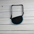 Load image into Gallery viewer, Black Cordura and Neon Blue Binding Waist/Cross Body Bag