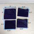 Load image into Gallery viewer, Four Purple Water Resistant Ripstop Zipper Pouches