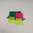 Load image into Gallery viewer, Green, Neon Yellow, Neon Pink Zipper Pouches