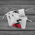 Load image into Gallery viewer, Three Medium Katana Parachute Logo Drawstring Bags White Drawstring
