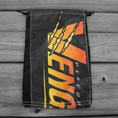 Load image into Gallery viewer, Vengeance Parachute Logo Black Drawstring Bag
