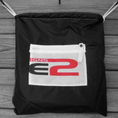 Load image into Gallery viewer, Sabre2 Parachute Logo Drawstring Backpack : Black Lining, Interior Pocket, Key Loop
