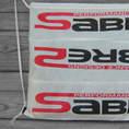 Load image into Gallery viewer, Sabre2 Parachute Logo Drawstring Backpack : Black Lining, Interior Pocket
