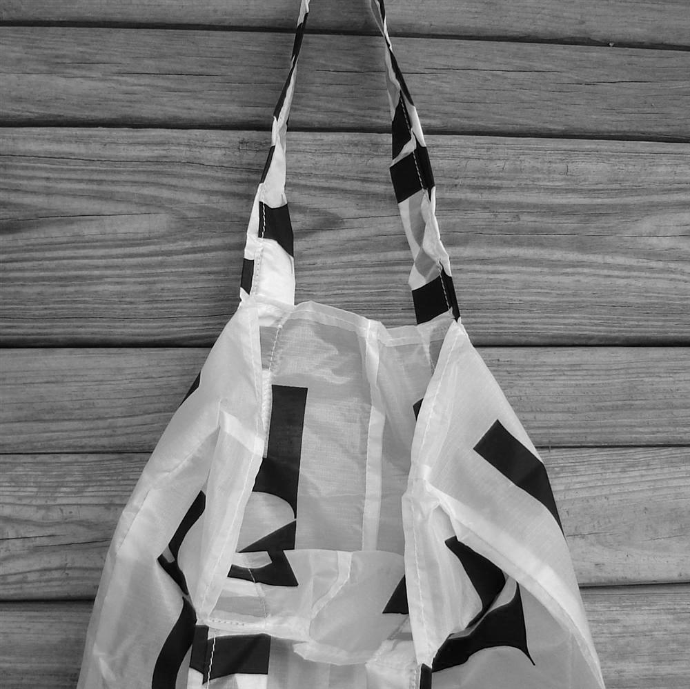 Nylon Ripstop Parachute Market Bag Buckeye Logo