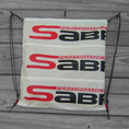 Load image into Gallery viewer, Sabre2 Parachute Logo Drawstring Backpack with Red Lining and Interior Pocket