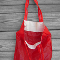 Load image into Gallery viewer, Small Red Market Tote Parachute Slider Bag
