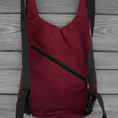 Load image into Gallery viewer, Burgundy Cordura Nylon Backpack with Partial Stiletto Parachute Logo Label
