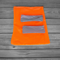 Load image into Gallery viewer, Zipper Pouches: One Large Neon Orange, Two Small Gray Parachute Ripstop