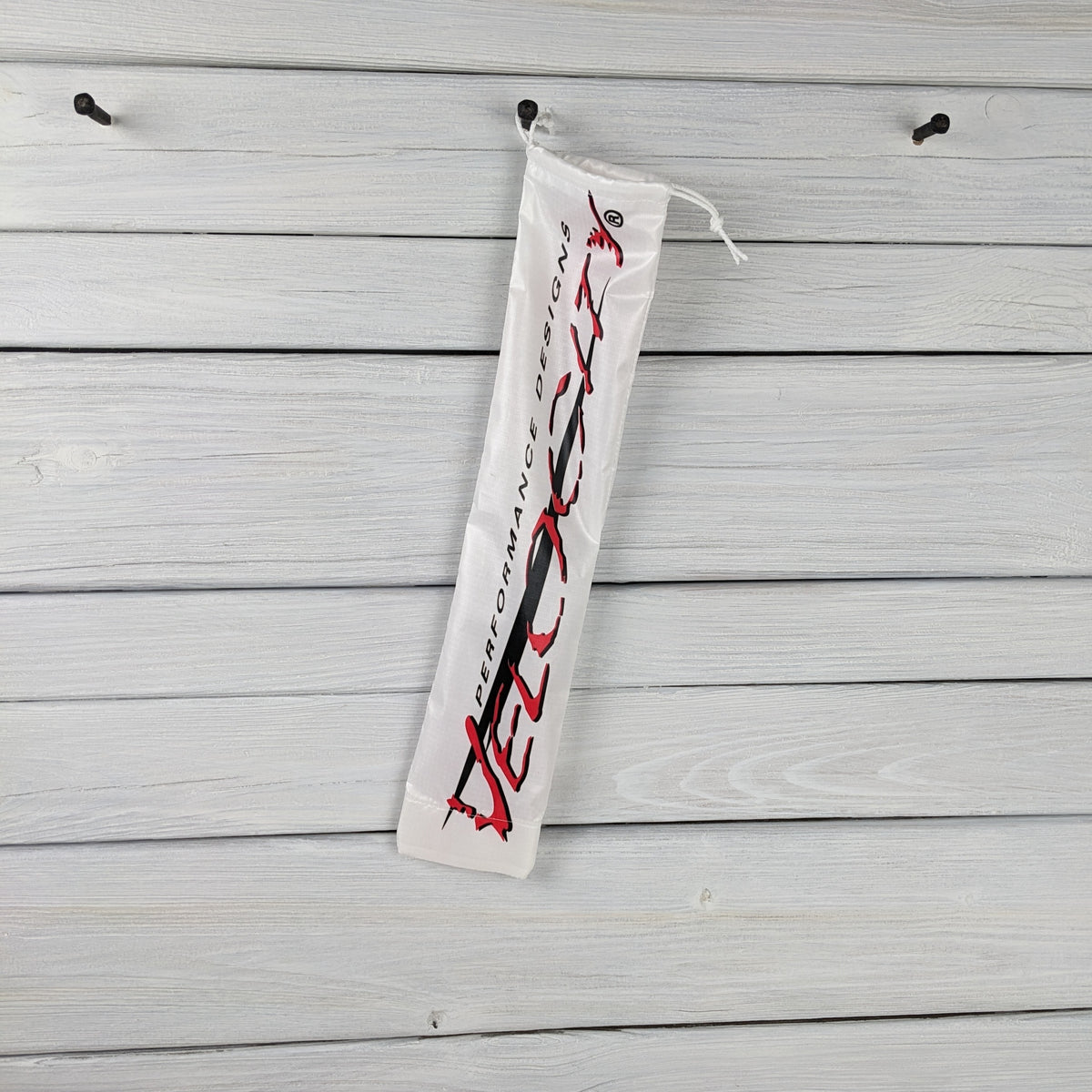 Velocity Parachute Logo Labels Drawstring Bag
