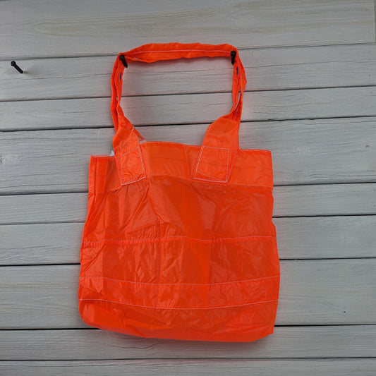 Neon Orange Water Resistant Slider Tote Bag
