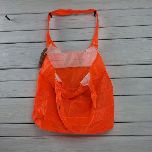 Neon Orange Water Resistant Slider Tote Bag