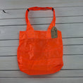 Load image into Gallery viewer, Neon Orange Water Resistant Slider Tote Bag
