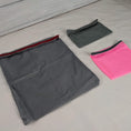 Load image into Gallery viewer, Silky Ripstop Zipper Pouches: One Pink, Two Gray
