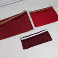 Load image into Gallery viewer, Three Silky Ripstop Zipper Pouches: Shades of Red
