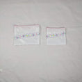 Load image into Gallery viewer, Two White Silky Ripstop Zipper Pouches
