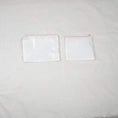 Load image into Gallery viewer, Two White Silky Ripstop Zipper Pouches
