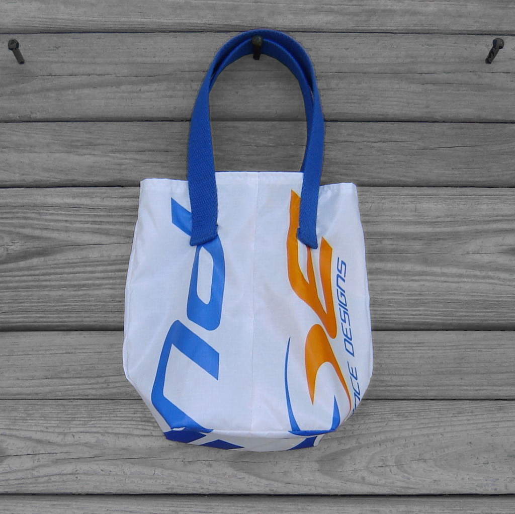 Reusable Gift Bag : Pulse Parachute Logo with Royal Blue Handles