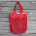 Load image into Gallery viewer, Small Red Market Tote Parachute Slider Bag
