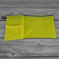 Load image into Gallery viewer, Water Resistant Zipper Pouches : Neon Yellow Zero Porosity Parachute
